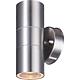 Wall-mounted external light stainless steel, round Standard 2