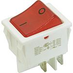 Rocker switch, off-switch 2-pin, marked