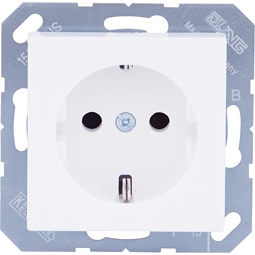 Flush-mounted socket Jung with raised child protection Standard 1