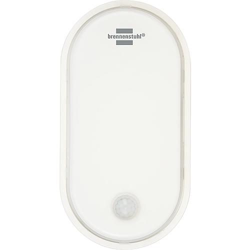 LED oval light 15 W 1600lm, 4000 K with motion detector