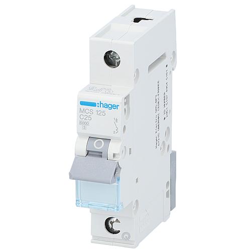 Disjoncteur Hager 1p,C25A,6kA,MCS125,QuickConnect