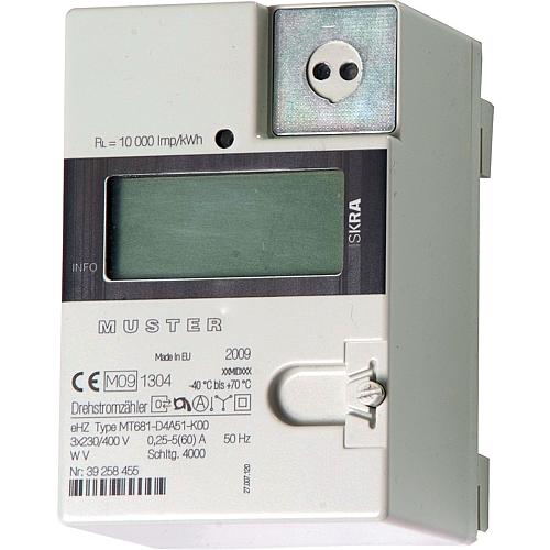 eHZ Drehstromzähler 240560MID 3x230V/400V, 50Hz, 6(60)A MSB-Schnittstelle, 1 Tarifwerk