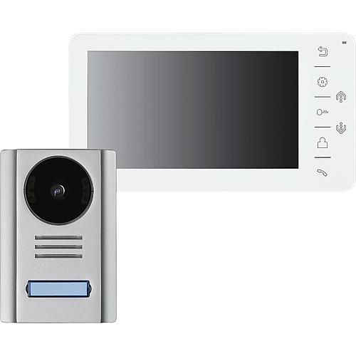 Door intercom system VT38 4-wire technology, 1x indoor station 1x door intercom with 1x push-button *KB*