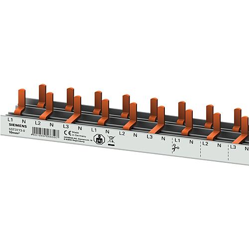 AFDD-Sammelschiene Stift, dreipolig/N Standard 2