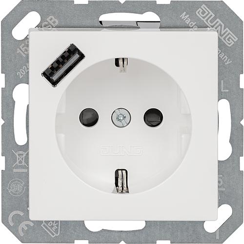 Flush-mounted USB socket Standard 1