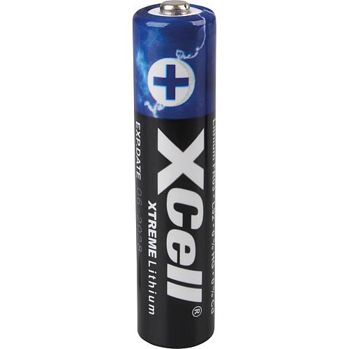 Batterie lithium AA (1,5 V Mignon), 3000 mAh, pack de 4
