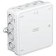 OBO Junction box A14 HxWxD : 100 x 100 x 40mm, light grey