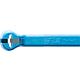 Steel nose cable tie Ty-Rap, light blue UV, detectable