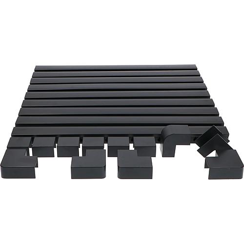 Kit de chemin de câble OrgaNice, PVC 21 pièces, noir