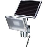 Solar LED wall floodlight SOL 80 ALU, with motion detector