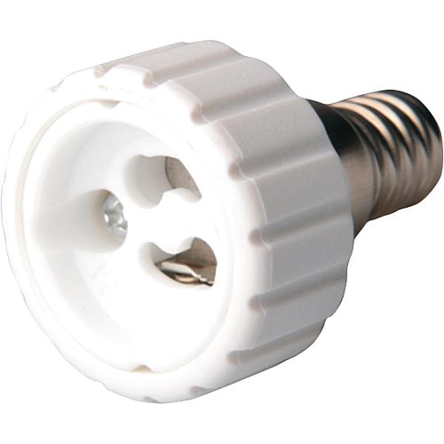 Light fitting adapter E14 - GU10