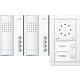 Door intercom system Ritto Portier Intercom 2 res. unit, white/white