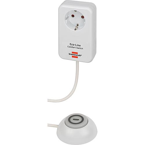 Socket with foot switch Eco Line Comfort Switch Standard 1