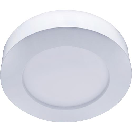 LED recessed and surface-mounted light with converter, round Standard 1