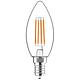 LED Filament Leuchtmittel - Kerze C35 E14 4.5W 470lm 2700K Klar 330°