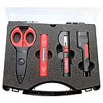 Craftsman’s set, 4-piece, in plastic case, SETQUADRO