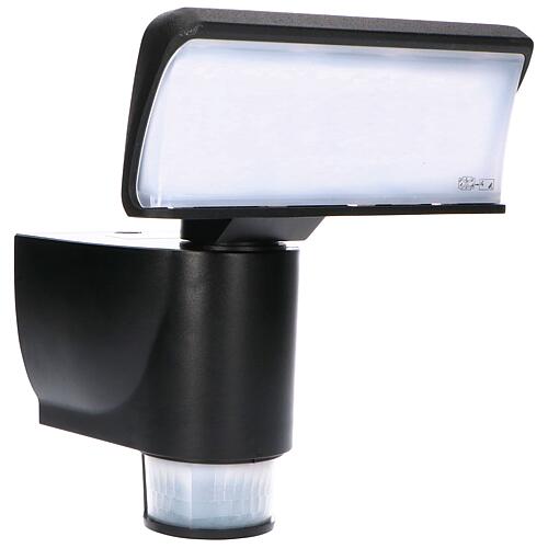LED floodlight with motion detection IP44 18 W 1400 lm 4000 K black