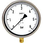 Rohrfeder-Manometer ø 160 mm, DN15 (1/2") radial