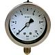 Pressure gauge in a chemistry design ø 63 mm, DN 8 (1/4“) radial