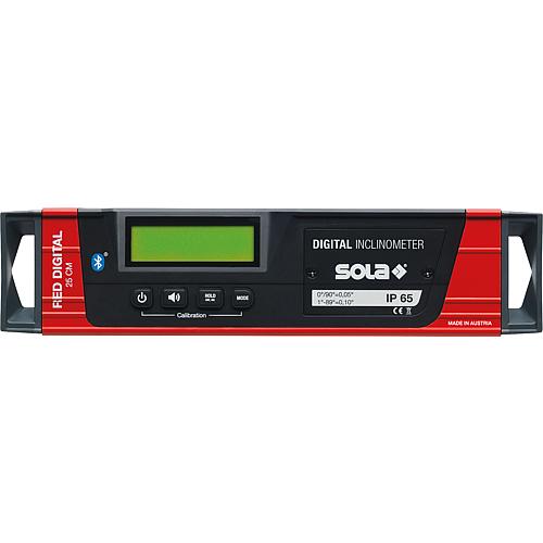 Electronic spirit level Sola RED for joinery and carpentry work, kitchen construction, staircase construction, structural and civil engineering, gardening and landscaping, metal construction