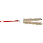 Brosse de radiateur, double, poignée en plastique, longueur 570 mm