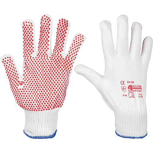 Protective gloves Strick white M 1 pair
