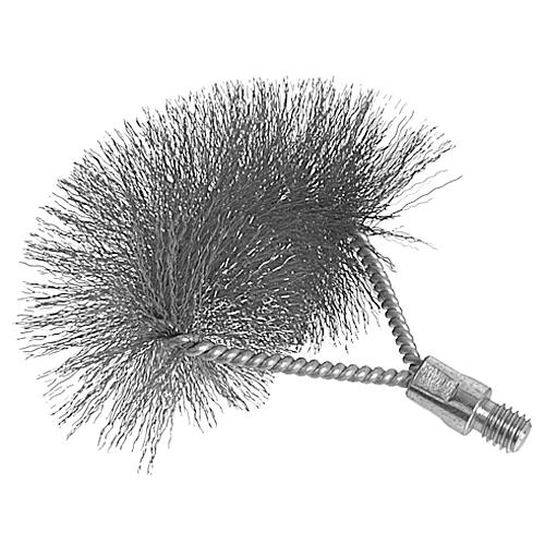 Steel wire rear panel brush, with M 10 ET Standard 1