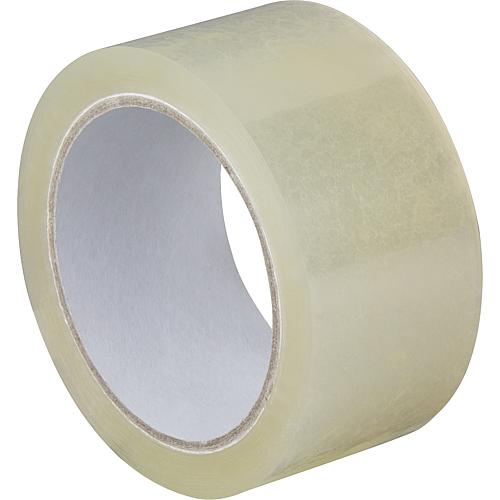 Packing tape PP transparent 50 mm wide 66 running metres / 48 my, 1 piece