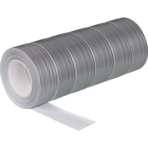 Fabric adhesive tape silver 50 mm x 50 m / PU = 6 tower