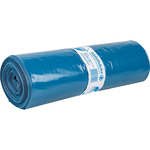 Abfallsack Premium 240 Ltr. Größe 650+550x1350x0,06mm VPE 100 = 10 Rollen a 10 Stück