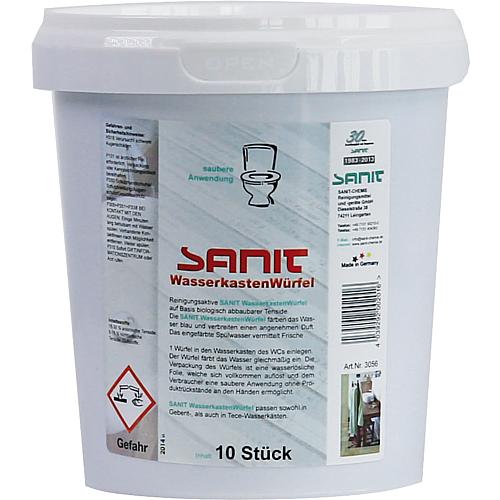 Cubes de nettoyage pour réservoir de chasse Sanit Standard 1