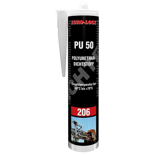 1K-Polyurethan-Dichtstoff PU 50 EURO-LOCK LOS 206-W, 310ml Kartusche
