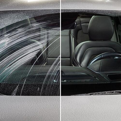Winter windscreen cleaner SONAX AntiFrost + ClearSight up to -20°C Zirbe Anwendung 6