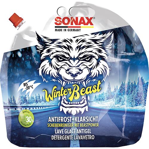 Winter windscreen cleaner SONAX WinterBeast AntiFrost + ClearSight up to -20°C Standard 1