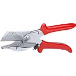 Bevelling shears for plastic and Rubber profiles, chrome-plated Blade length 56 mm