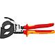 Cable cutter, ratchet principle VDE Knipex, insulated, Length: 320mm, 3 gears, automatic