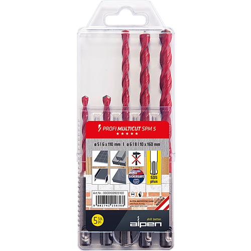 Kit forets multifonctions Profi Multicut, 5 pièces Standard 1