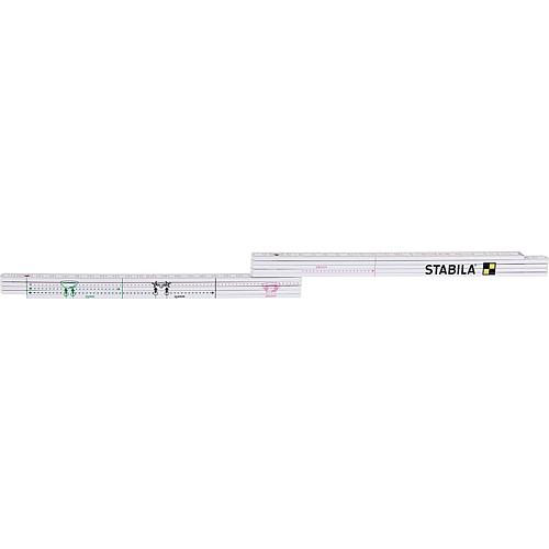 Holz-Gliedermaßstab Sanitärmeter Standard 3