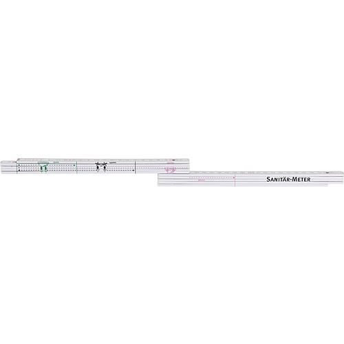 Holz-Gliedermaßstab Sanitärmeter Standard 4