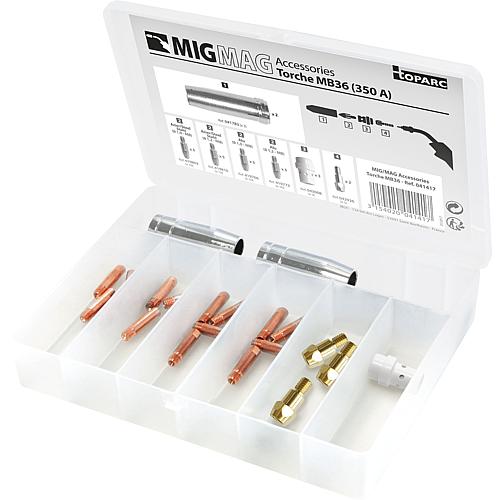 Consumables box for GRIP 350 A MIG/MAG burner Standard 1