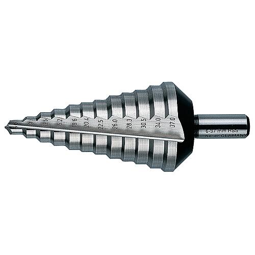 Step drills heller® 0925 HSS, cylindrical shaft Standard 1