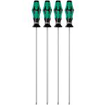 Schraubendreher-Satz WERA Kraftform Plus Serie 300, 4-teilig, TORX®, Haltefunktion, lange Ausführung