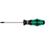 Tournevis TORX® PLUS Kraftform WERA Plus-Série 300 lame ronde