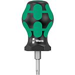 Torx®-Schraubendreher Stubby WERA Kraftform Plus-Serie 300, Klinge rund 25 mm