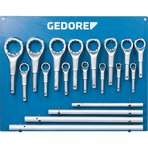 Box wrench set, 19 piece Standard 1