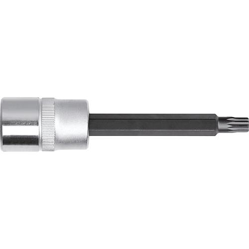 Screwdriver insert 1/2", for internal serration screws XZN, long Standard 1