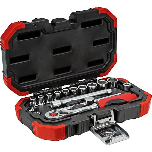 Socket wrench set 1/4", 16-piece Anwendung 4