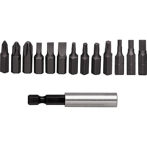 Bit-Satz 1/4", 14-teilig, Schlitz, Phillips, Torx®, Innen-Sechskant Anwendung 2