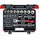 Socket wrench set 1/2", 24-piece Standard 1