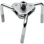 Oil filter clamp, 3-arm